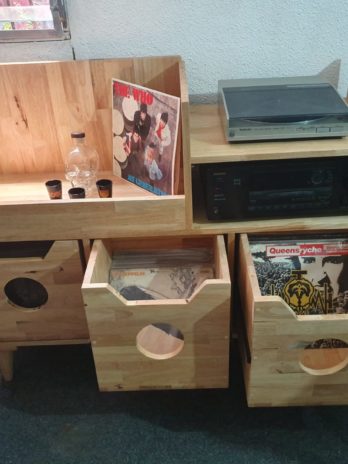 Mueble Personalizado para Vinilo